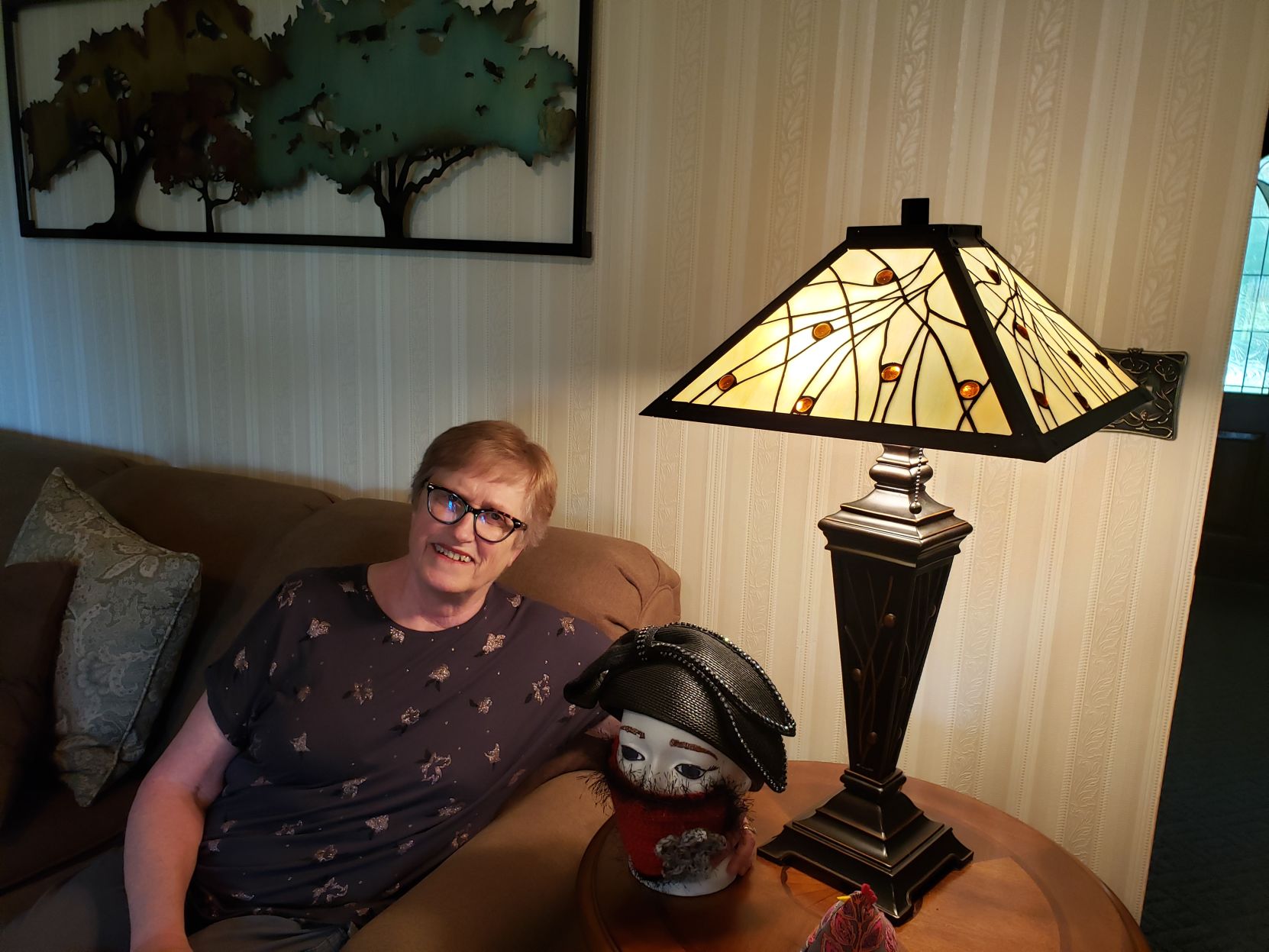 Susan Hoelscher at home